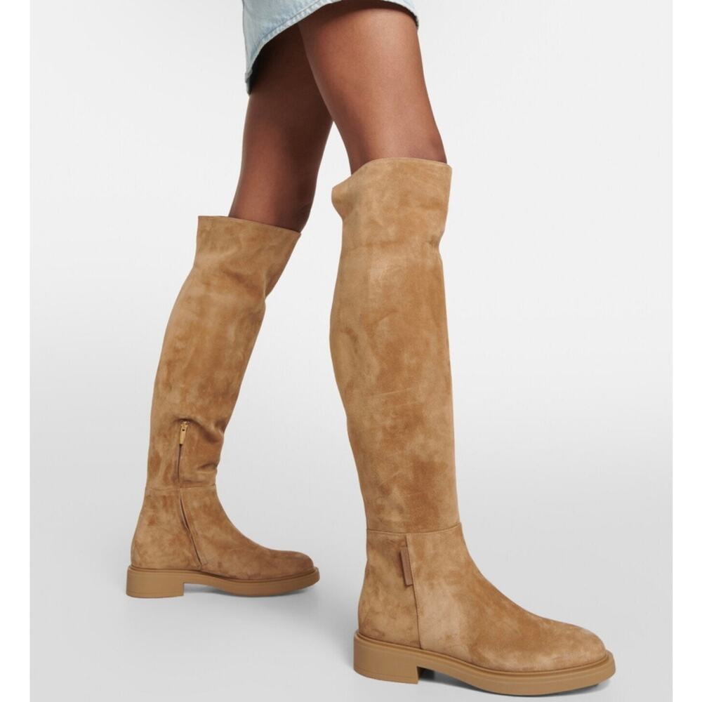 Gianvito Rossi  - womensLexington Over-The Knee Suede Boot	EU 37